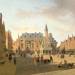The Market Place with the Raadhuis, Haarlem